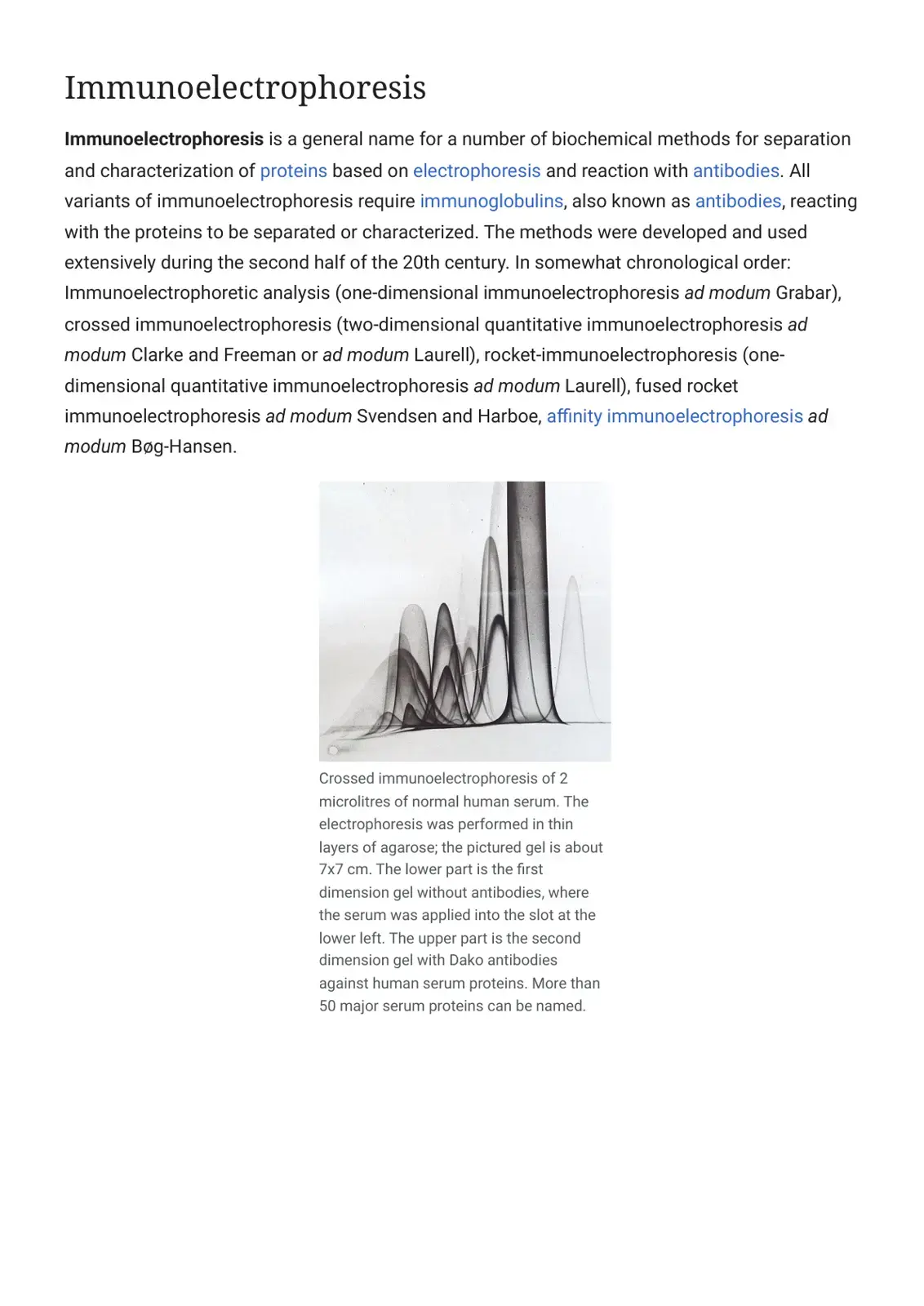 غلاف كتاب Immunoelectrophoresis