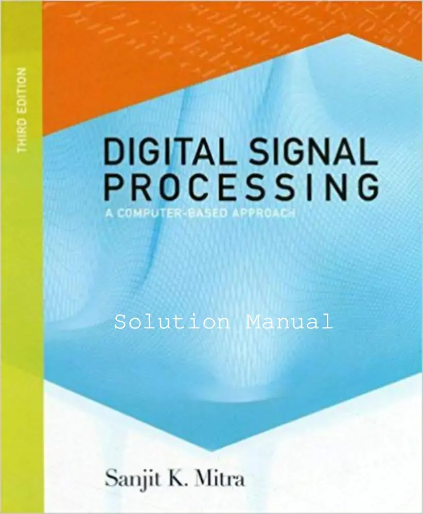 غلاف كتاب DIGITAL SIGNAL PROCESSING A COMPUTER-BASED APPROACH
