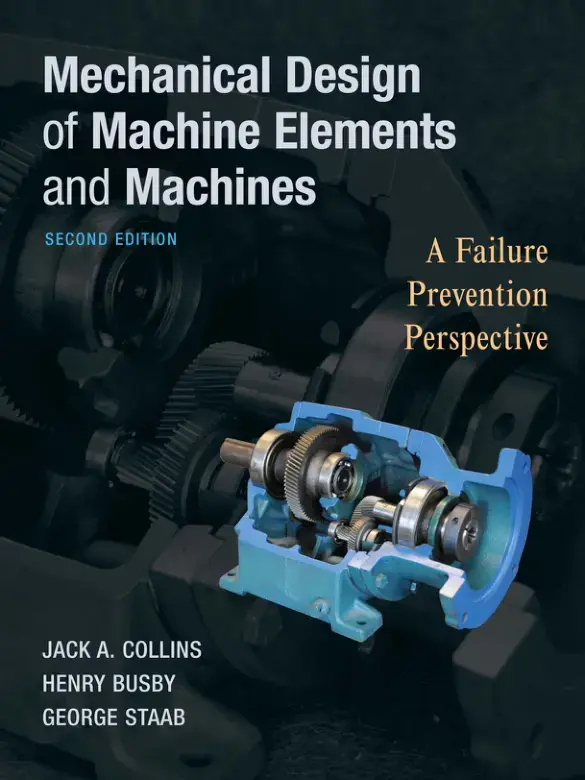 غلاف كتاب Mechanical Design of Machine Elements and Machines