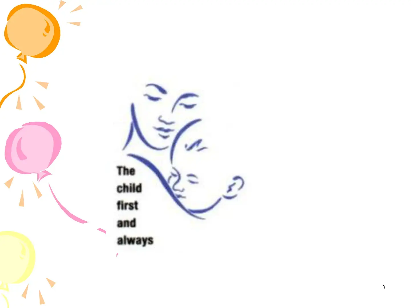 غلاف كتاب The child first and always