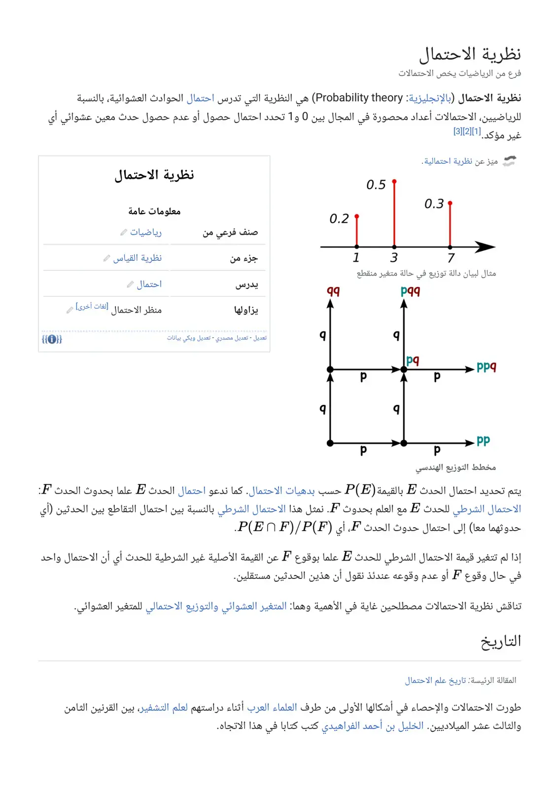 غلاف كتاب نظرية الاحتمال