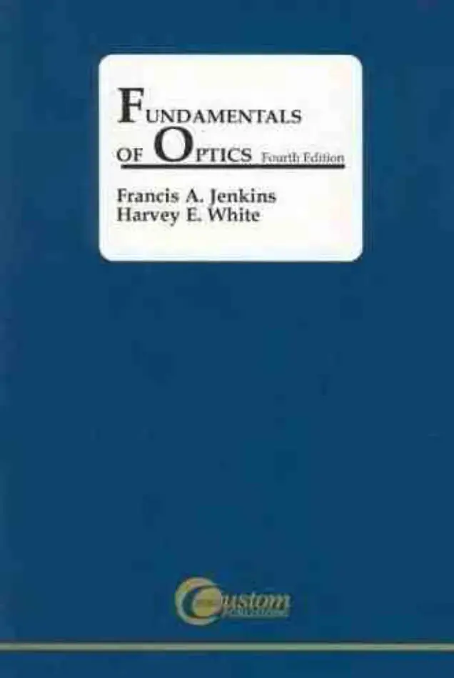 غلاف كتاب FUNDAMENTALS OPTICS Fourth Edition