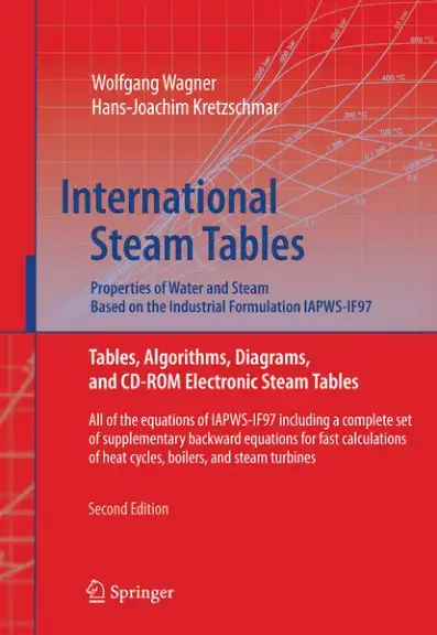 غلاف كتاب International Steam Tables