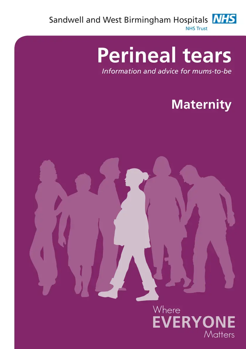 غلاف كتاب Perineal tears Information and advice for mums-to-be