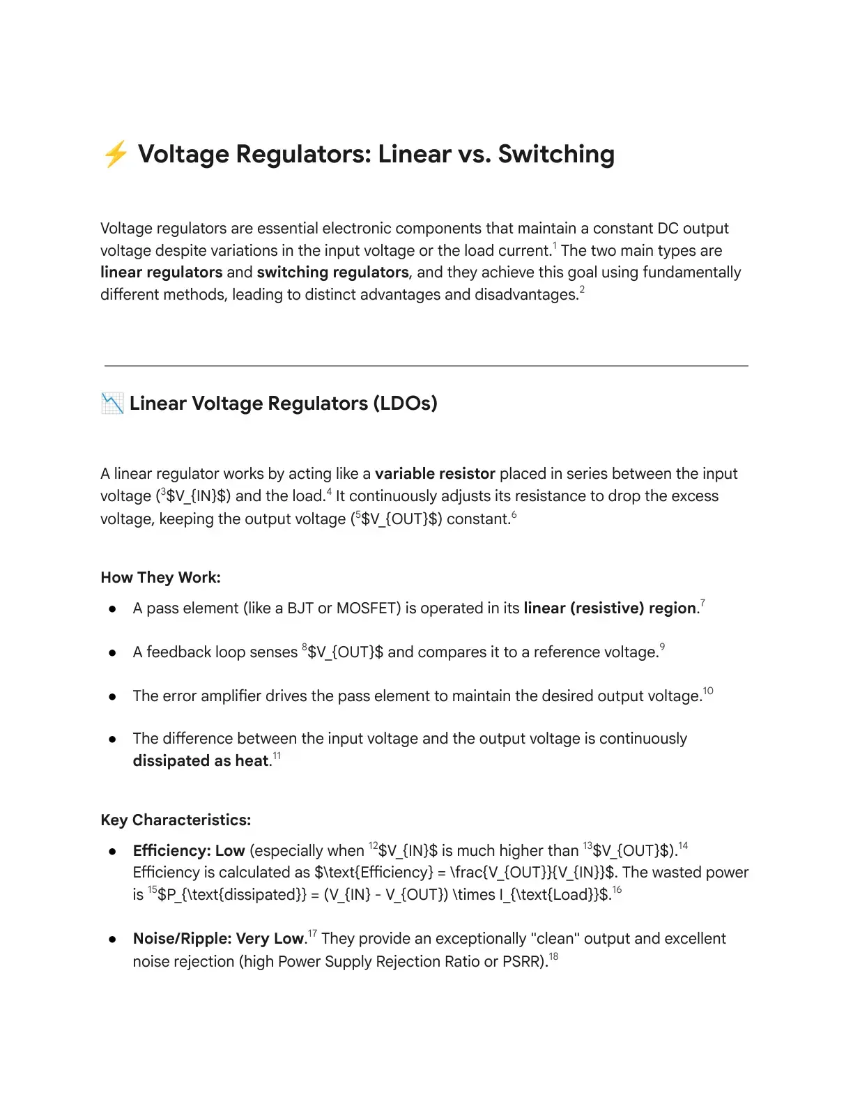 غلاف كتاب Voltage Regulators: Linear vs. Switching
