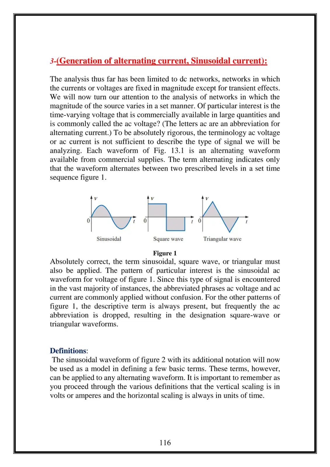 غلاف كتاب Generation of Alternating Current