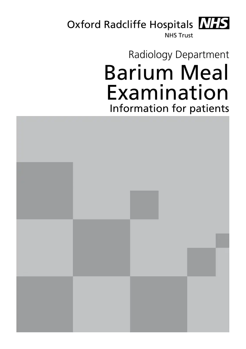 غلاف كتاب Barium Meal Examination