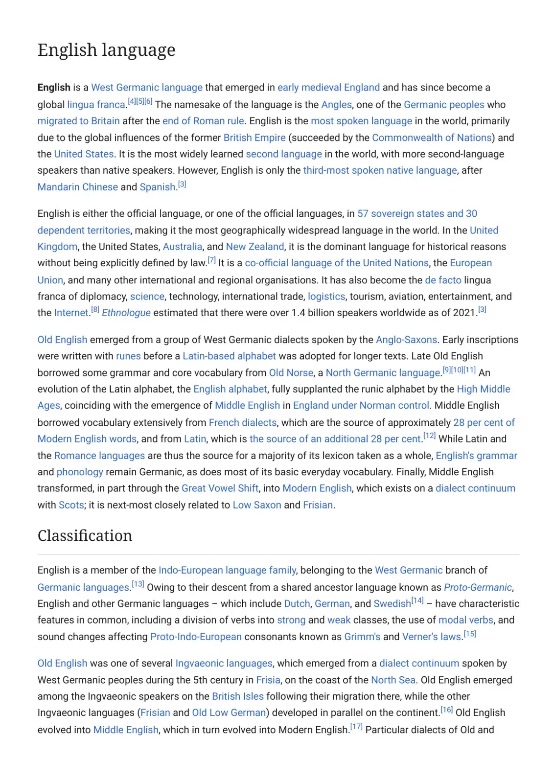 غلاف كتاب English language