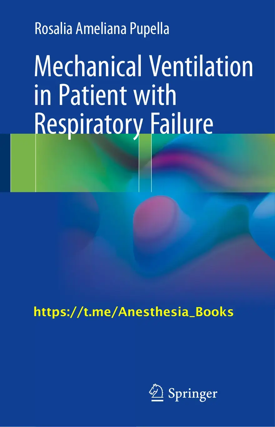 غلاف كتاب Mechanical Ventilation in Patient with Respiratory Failure