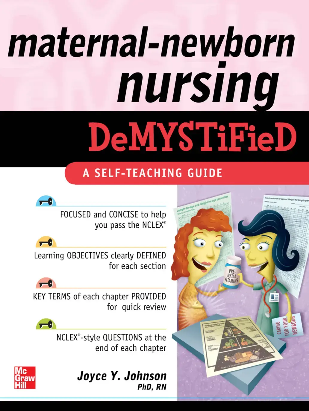 غلاف كتاب maternal-newborn nursing DeMYSTIFIED