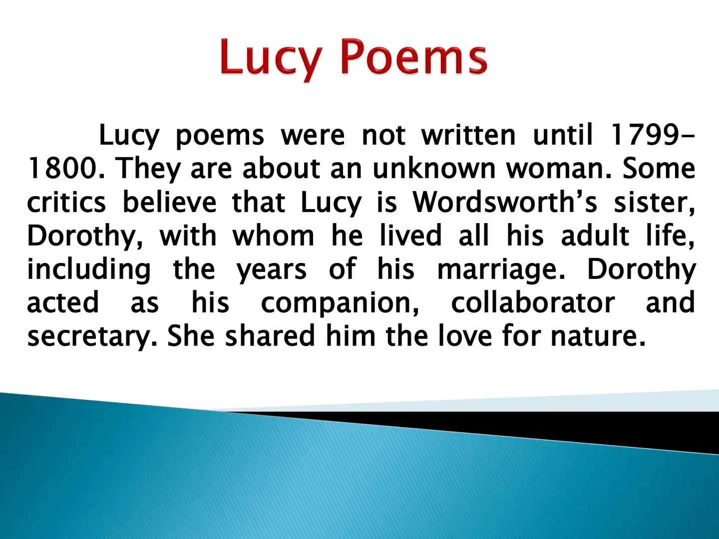 غلاف كتاب Lucy Poems