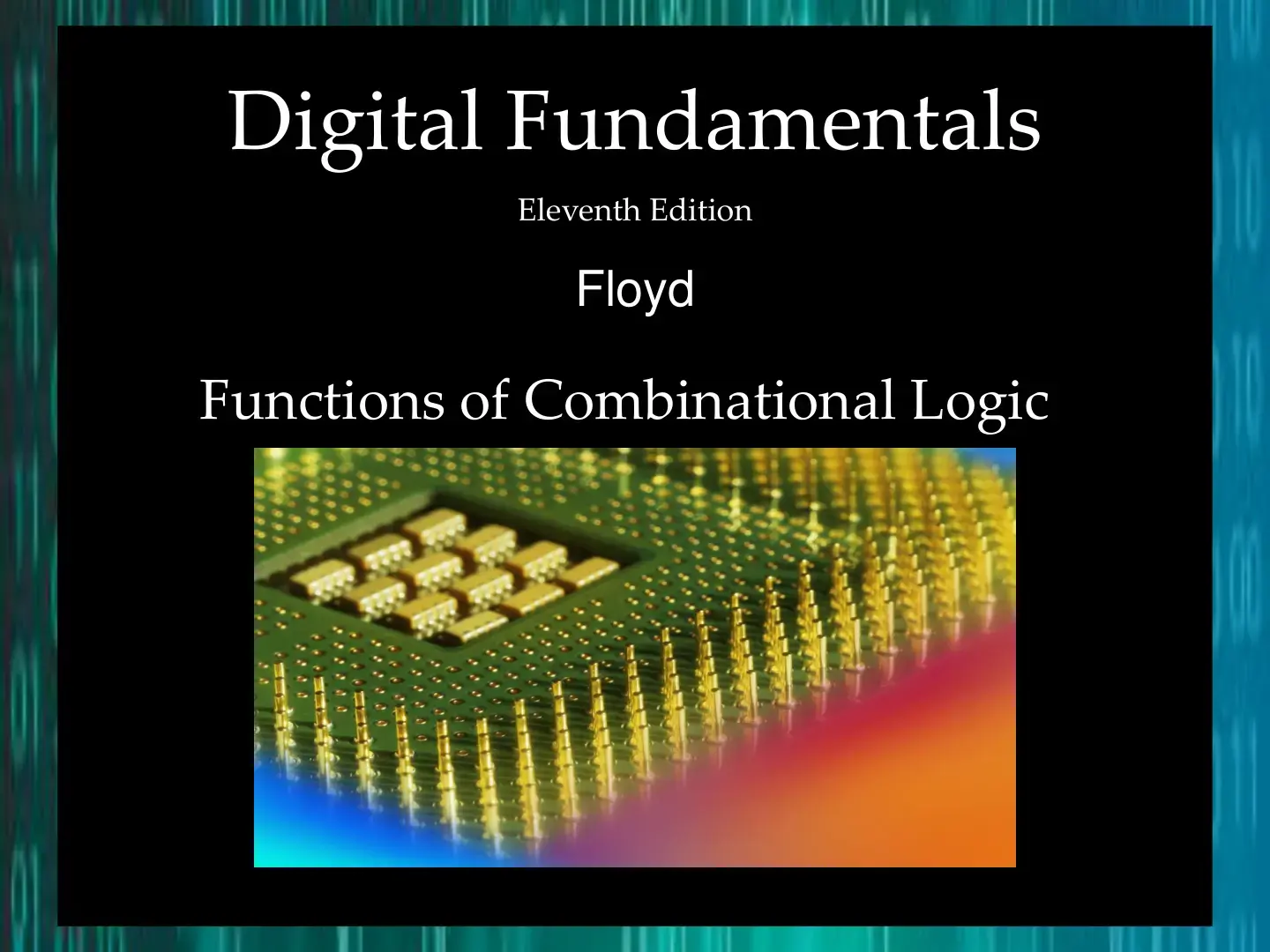غلاف كتاب Digital Fundamentals Eleventh Edition Floyd