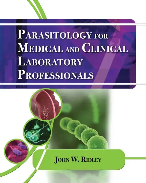 غلاف كتاب PARASITOLOGY FOR MEDICAL AND CLINICAL LABORATORY PROFESSIONALS
