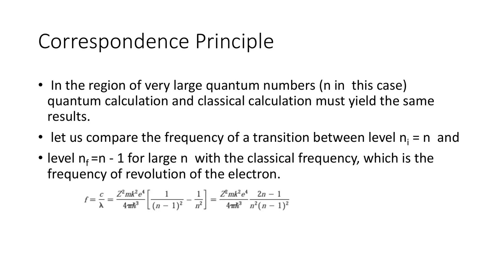 غلاف كتاب The Correspondence Principle