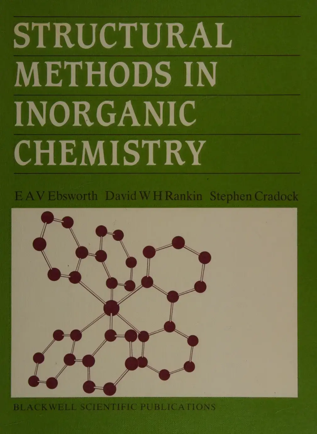 غلاف كتاب Structural Methods in Inorganic Chemistry