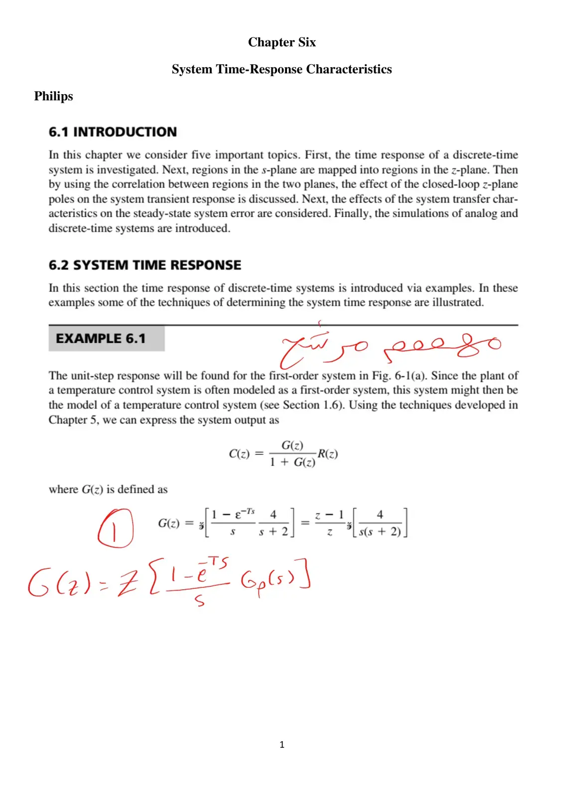غلاف كتاب System Time-Response Characteristics
