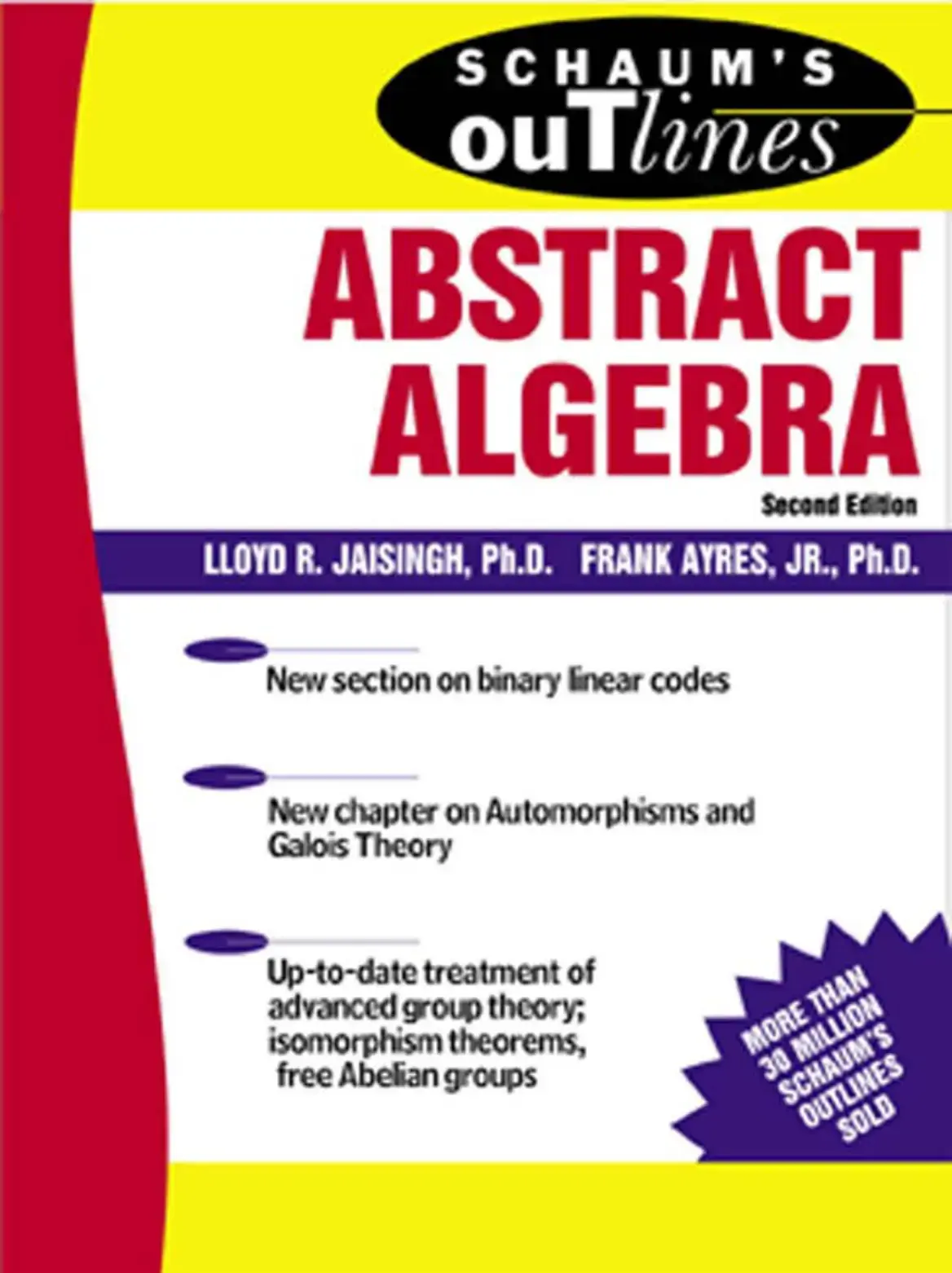 غلاف كتاب ABSTRACT ALGEBRA