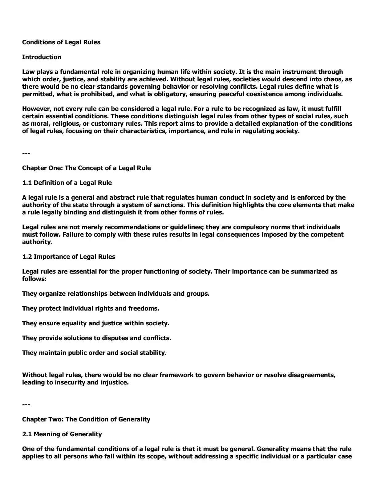 غلاف كتاب Conditions of Legal Rules