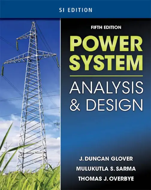 غلاف كتاب POWER SYSTEM ANALYSIS & DESIGN
