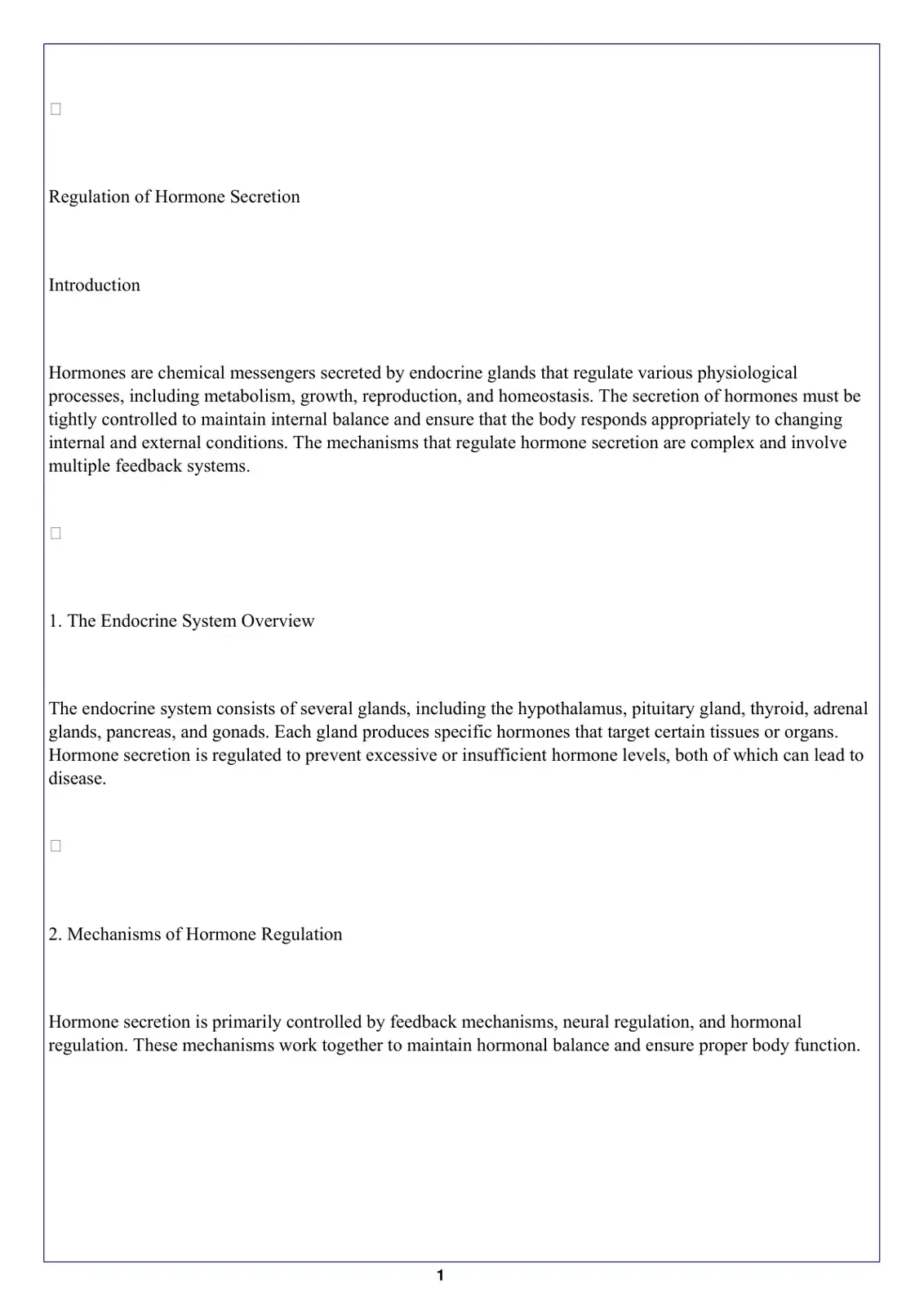 غلاف كتاب Regulation of Hormone Secretion