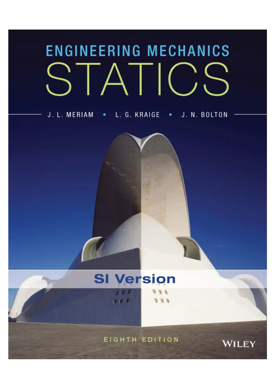 غلاف كتاب ENGINEERING MECHANICS STATICS