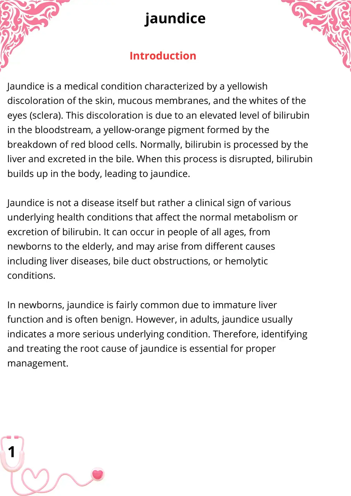 غلاف كتاب Jaundice