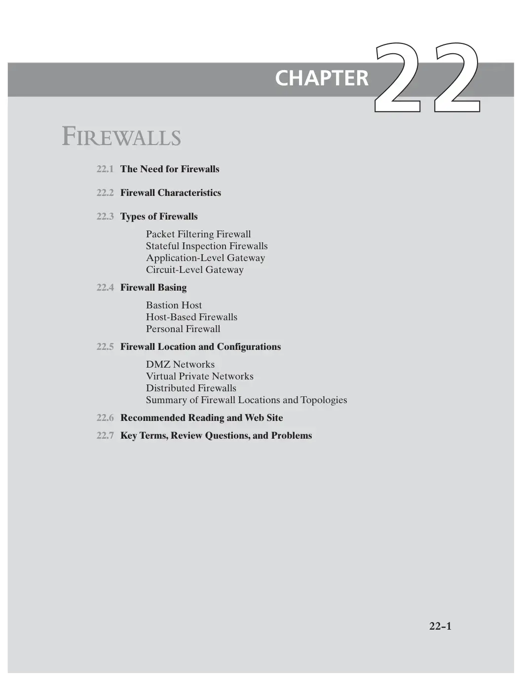 غلاف كتاب FIREWALLS