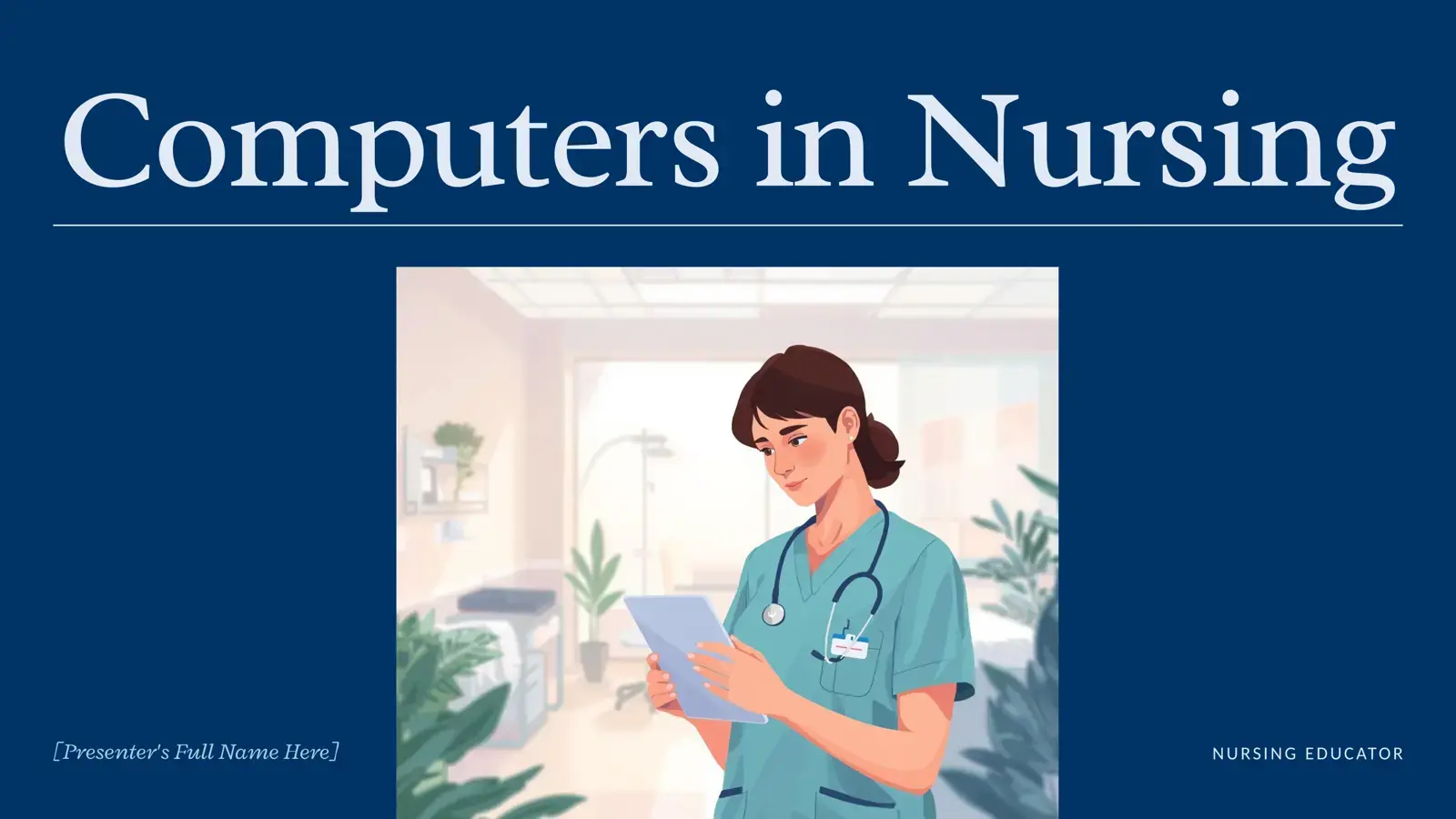 غلاف كتاب Computers in Nursing