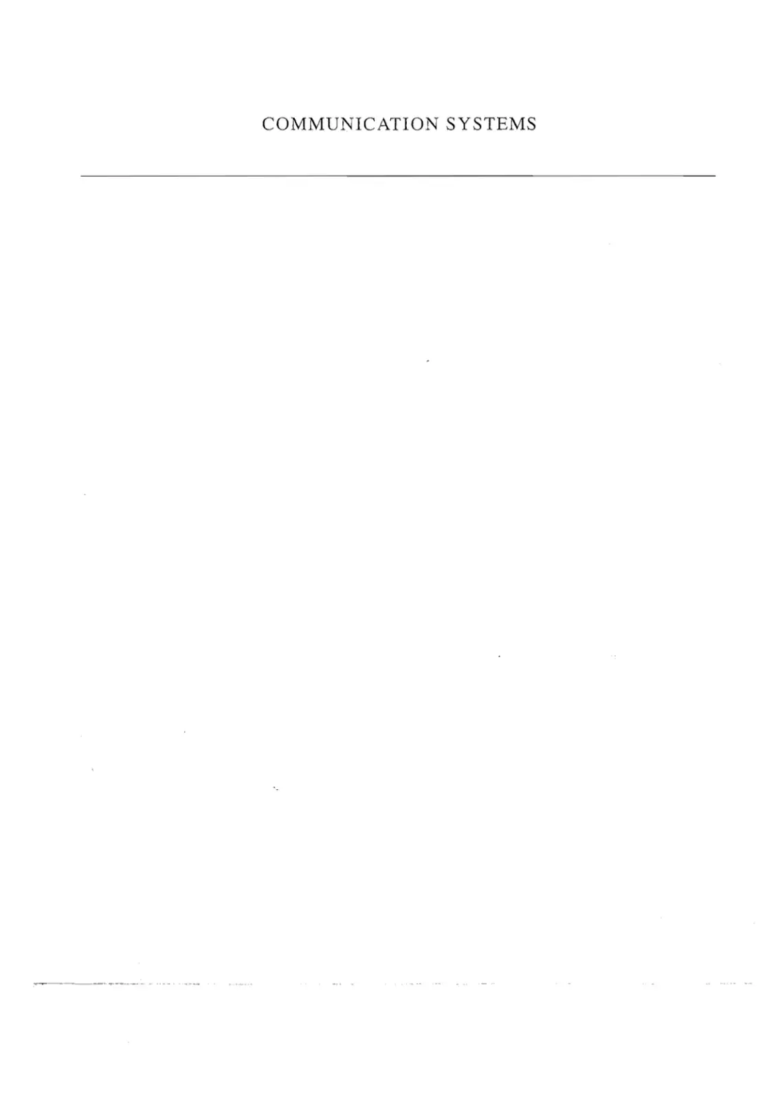 غلاف كتاب COMMUNICATION SYSTEMS