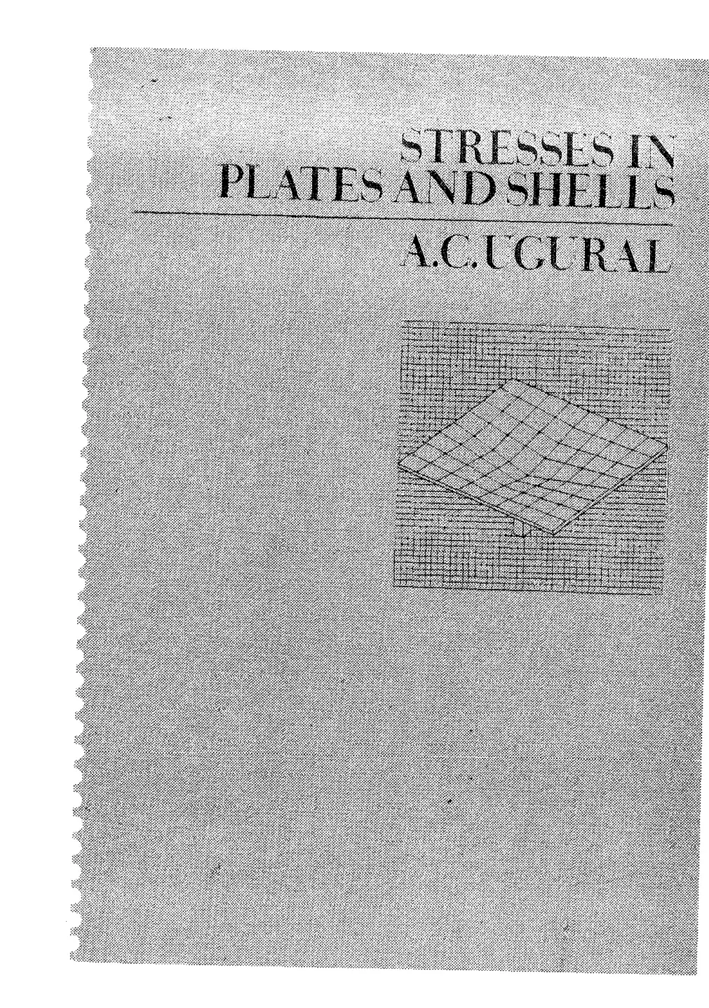 غلاف كتاب STRESSES IN PLATES AND SHELLS