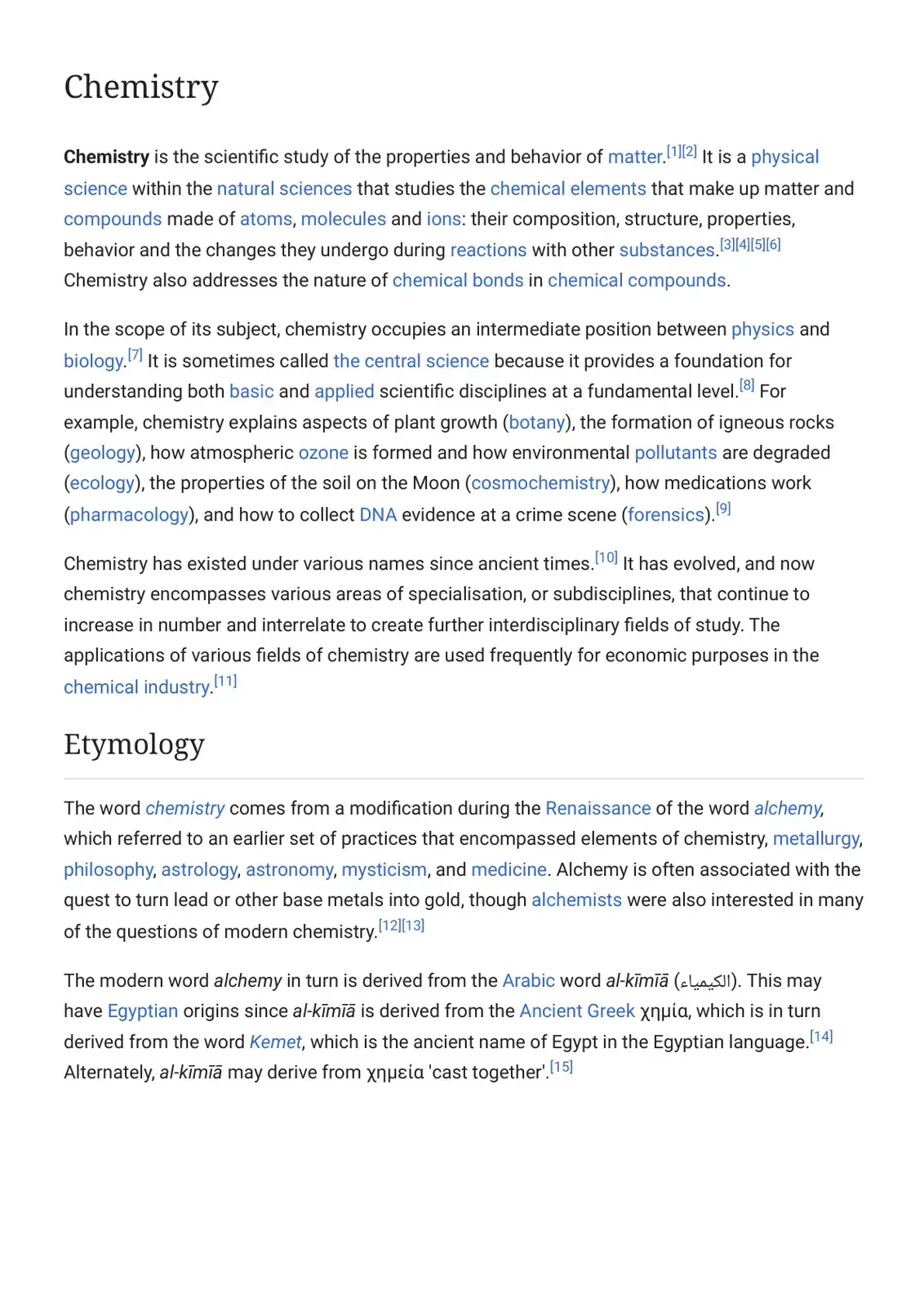 غلاف كتاب Chemistry