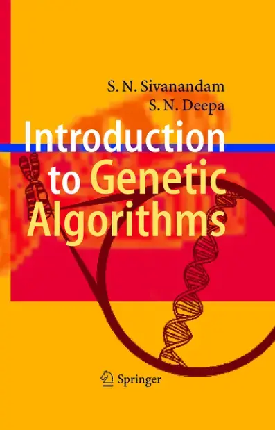 غلاف كتاب Introduction to Genetic Algorithms