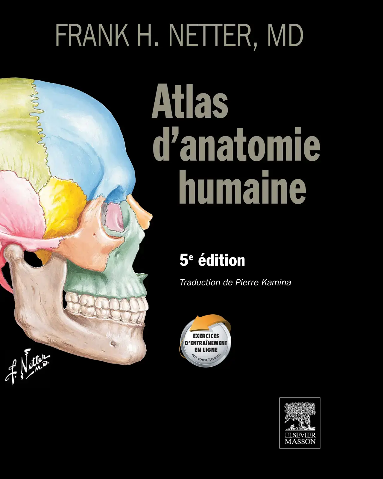 غلاف كتاب Atlas d'anatomie humaine
