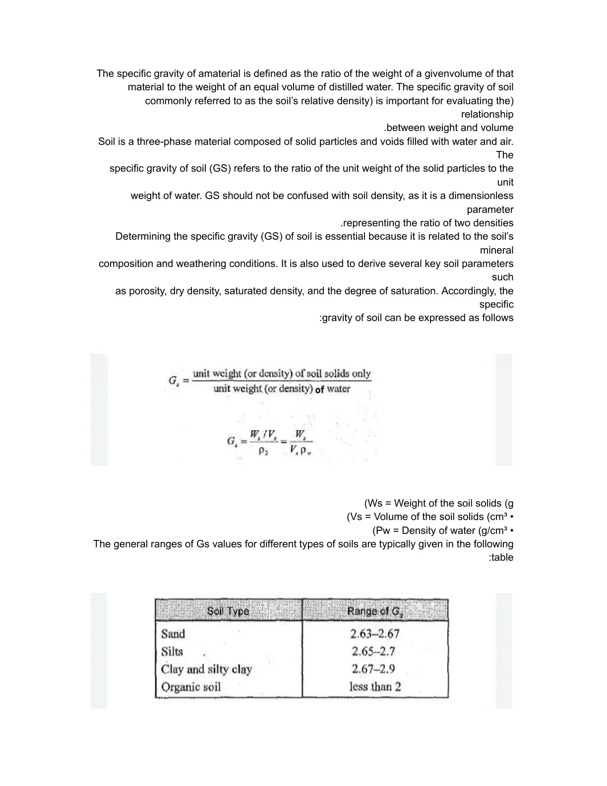 غلاف كتاب The Specific Gravity of Soil