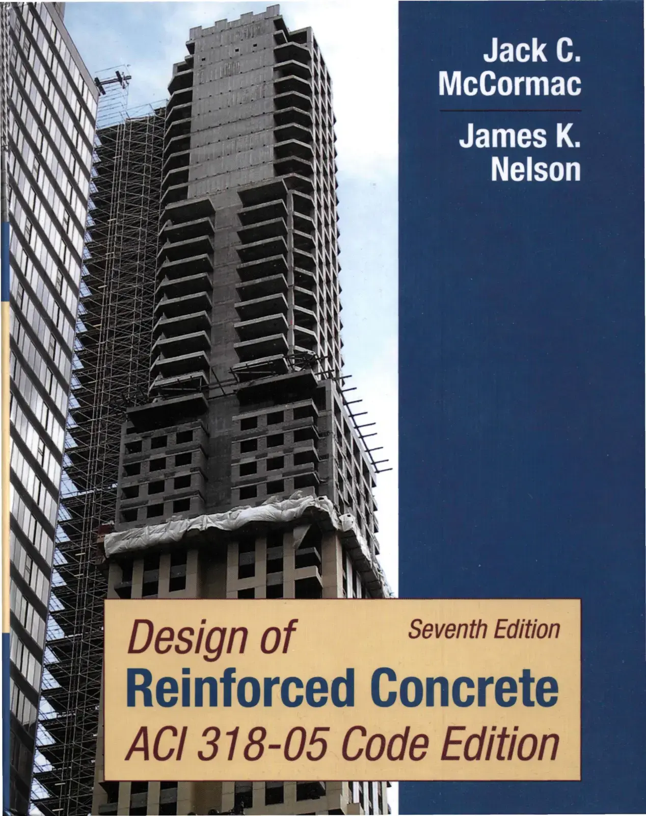 غلاف كتاب Design of Reinforced Concrete