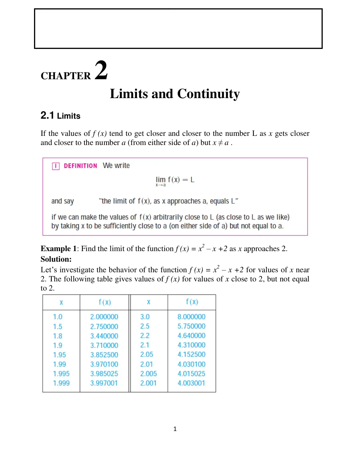 غلاف كتاب Limits and Continuity