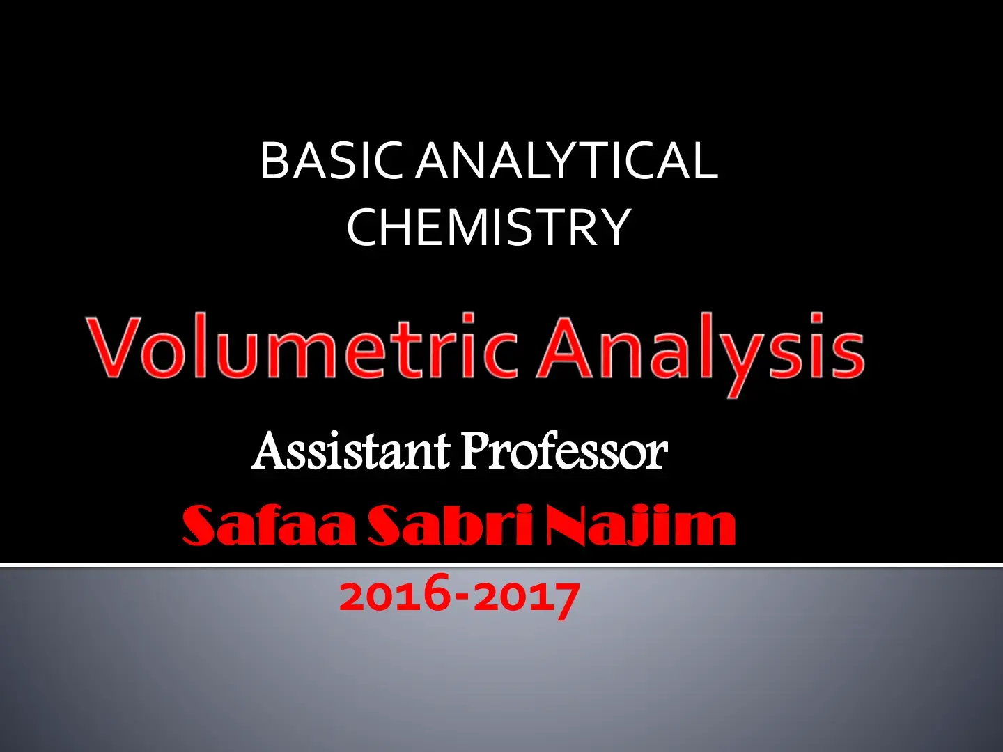 غلاف كتاب Basic Analytical Chemistry - Volumetric Analysis