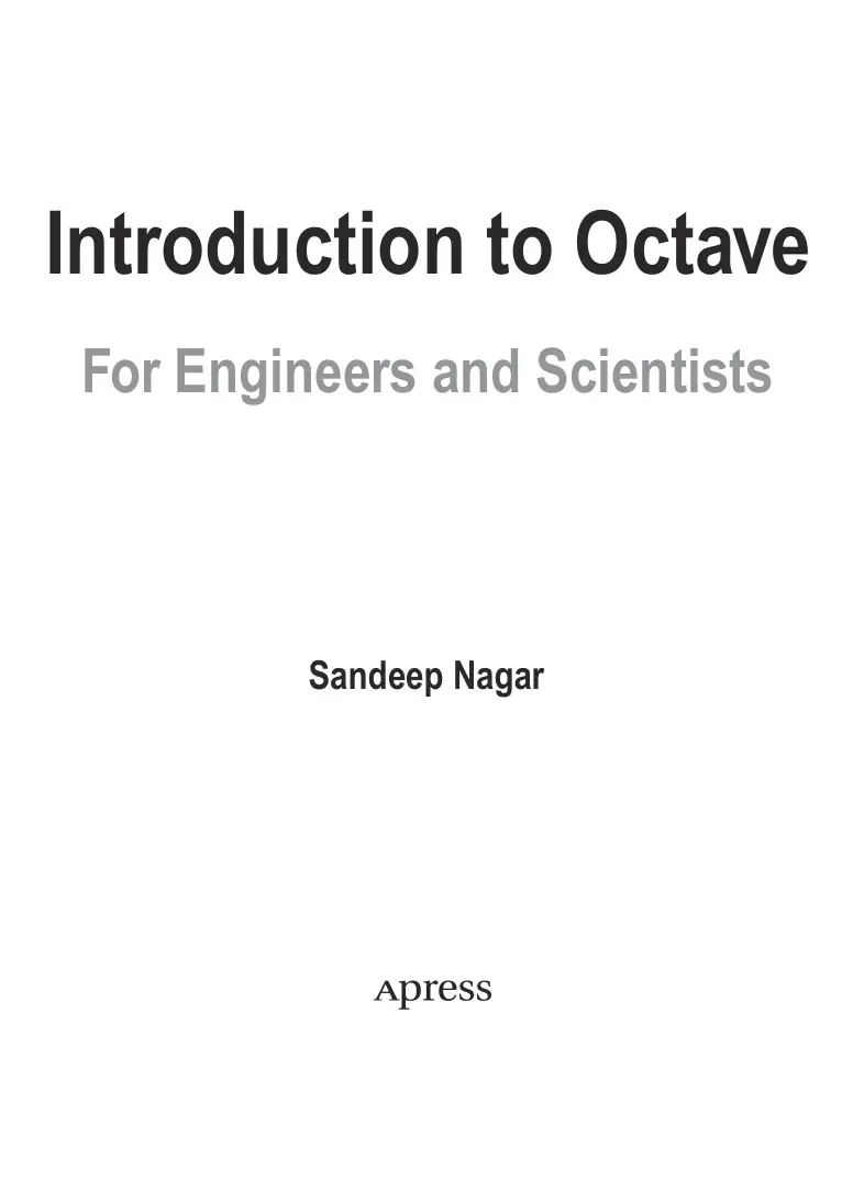 غلاف كتاب Introduction to Octave