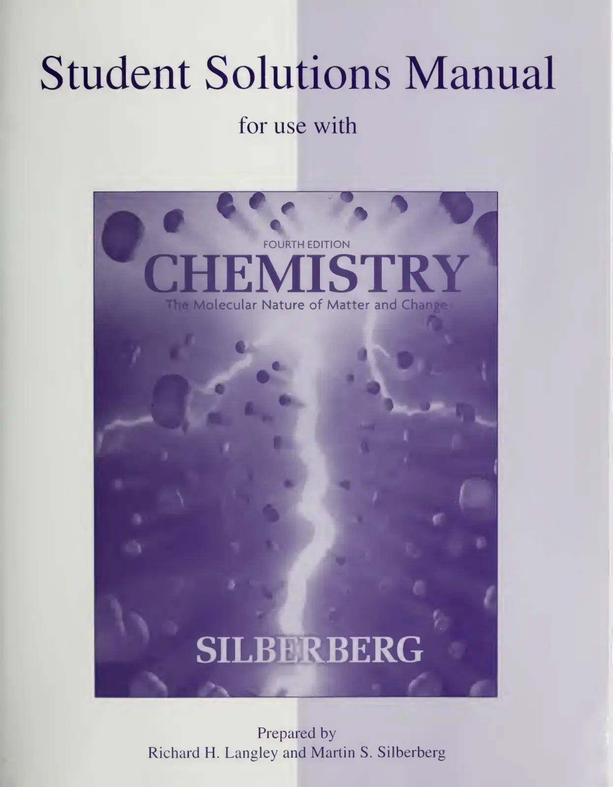 غلاف كتاب CHEMISTRY The Molecular Nature of Matter and Change