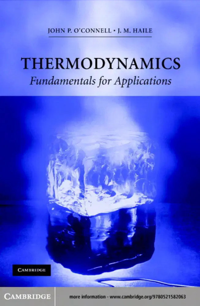 غلاف كتاب Thermodynamics: Fundamentals for Applications