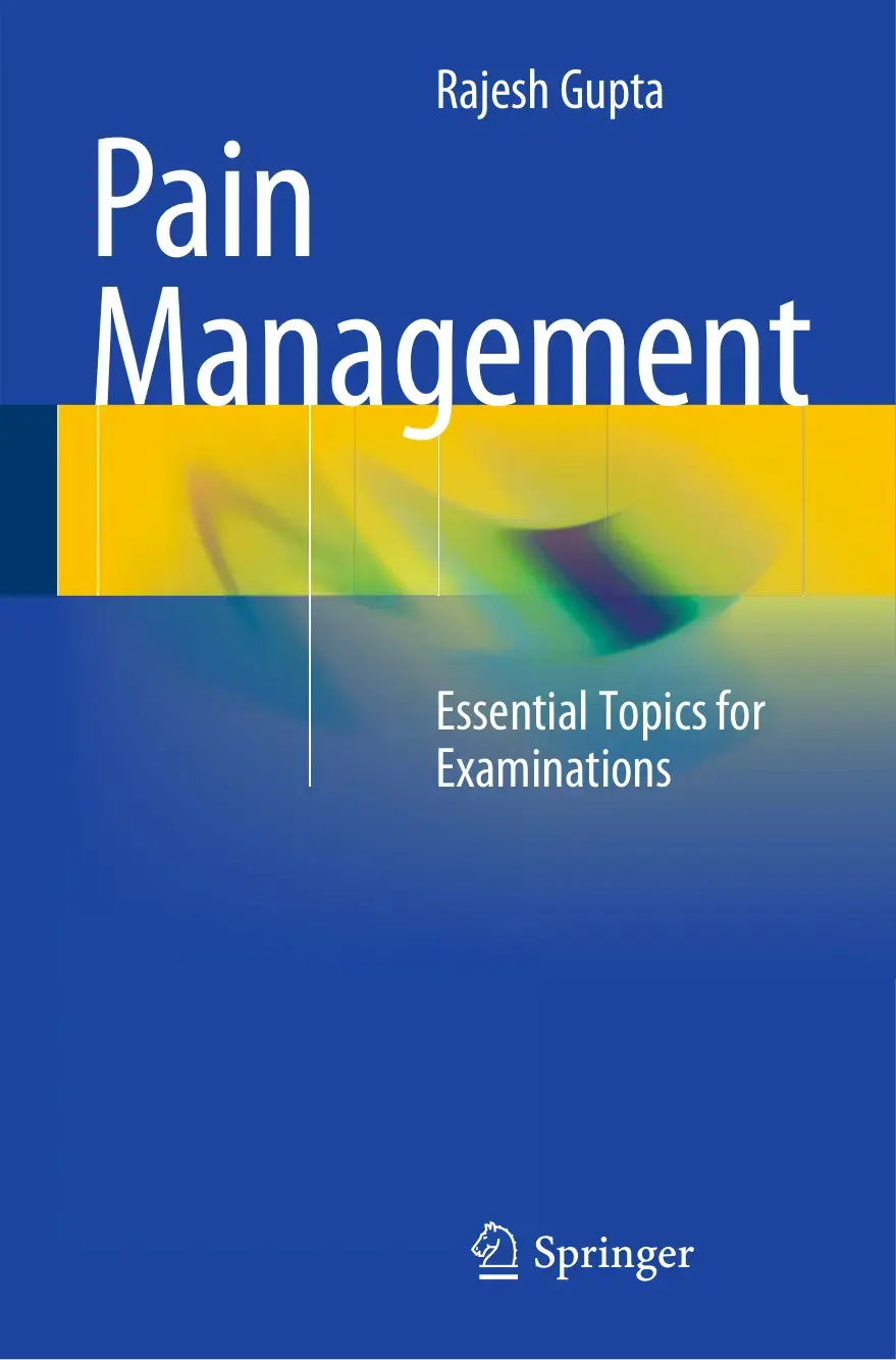 غلاف كتاب Pain Management: Essential Topics for Examinations