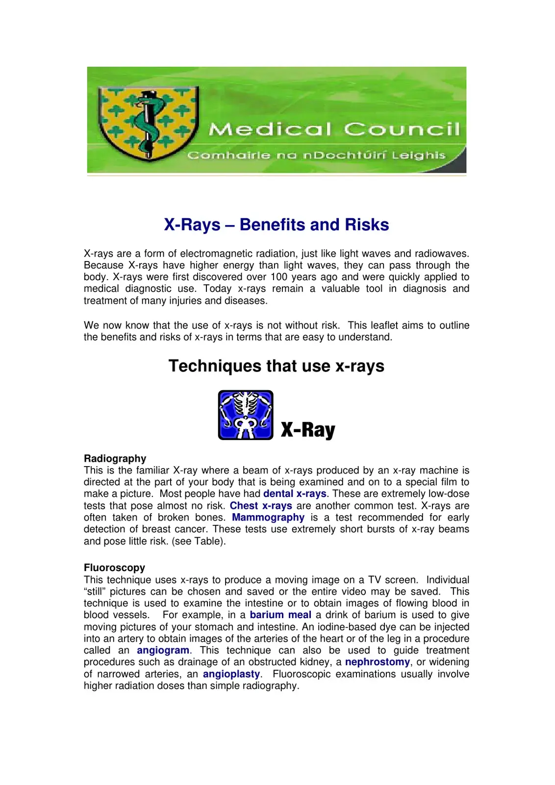 غلاف كتاب X-Rays Benefits and Risks