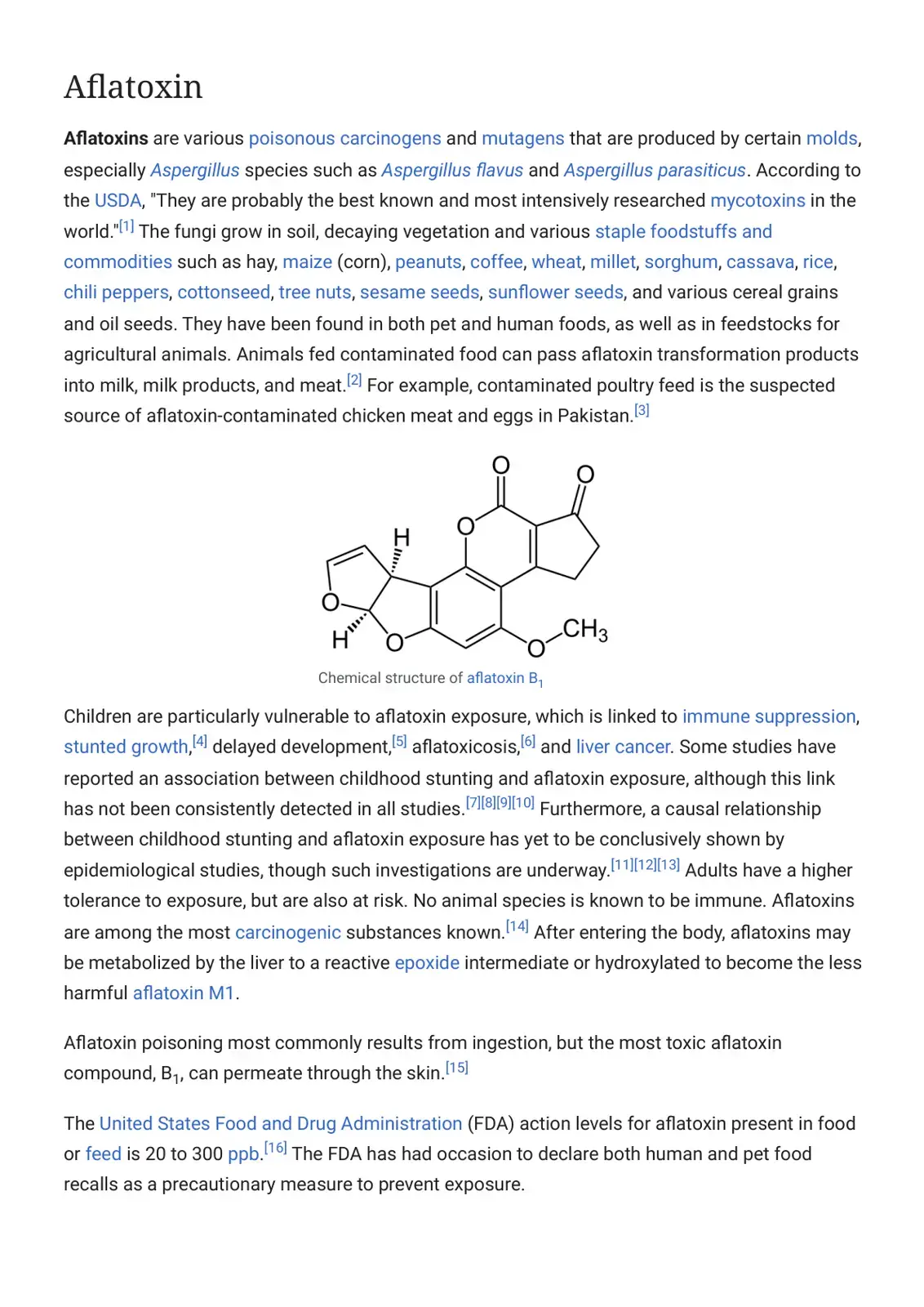 غلاف كتاب Aflatoxin
