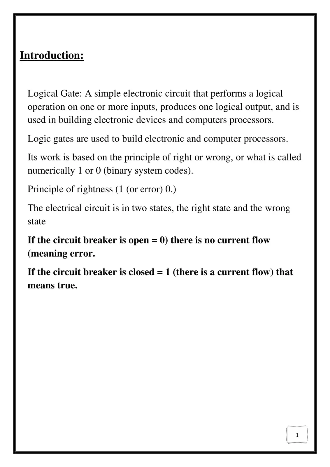 غلاف كتاب Logical Gates