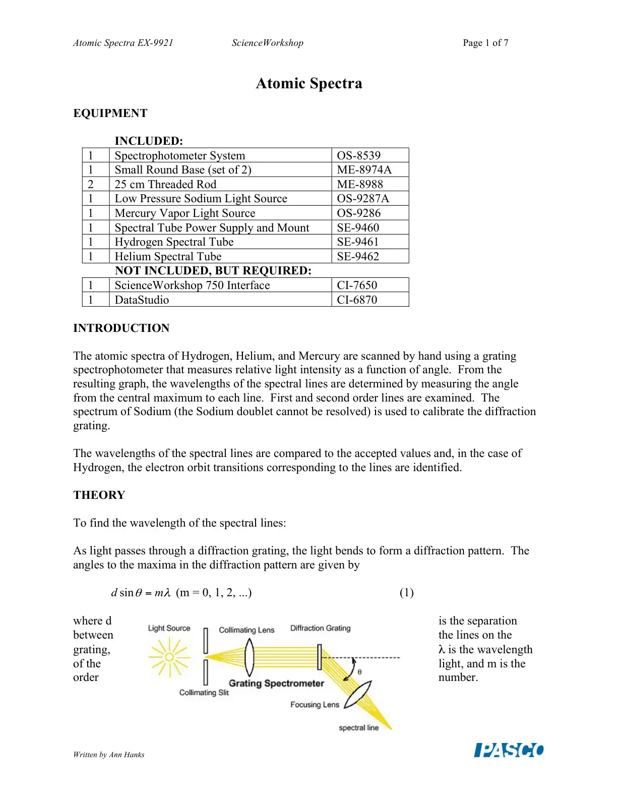 غلاف كتاب Atomic Spectra