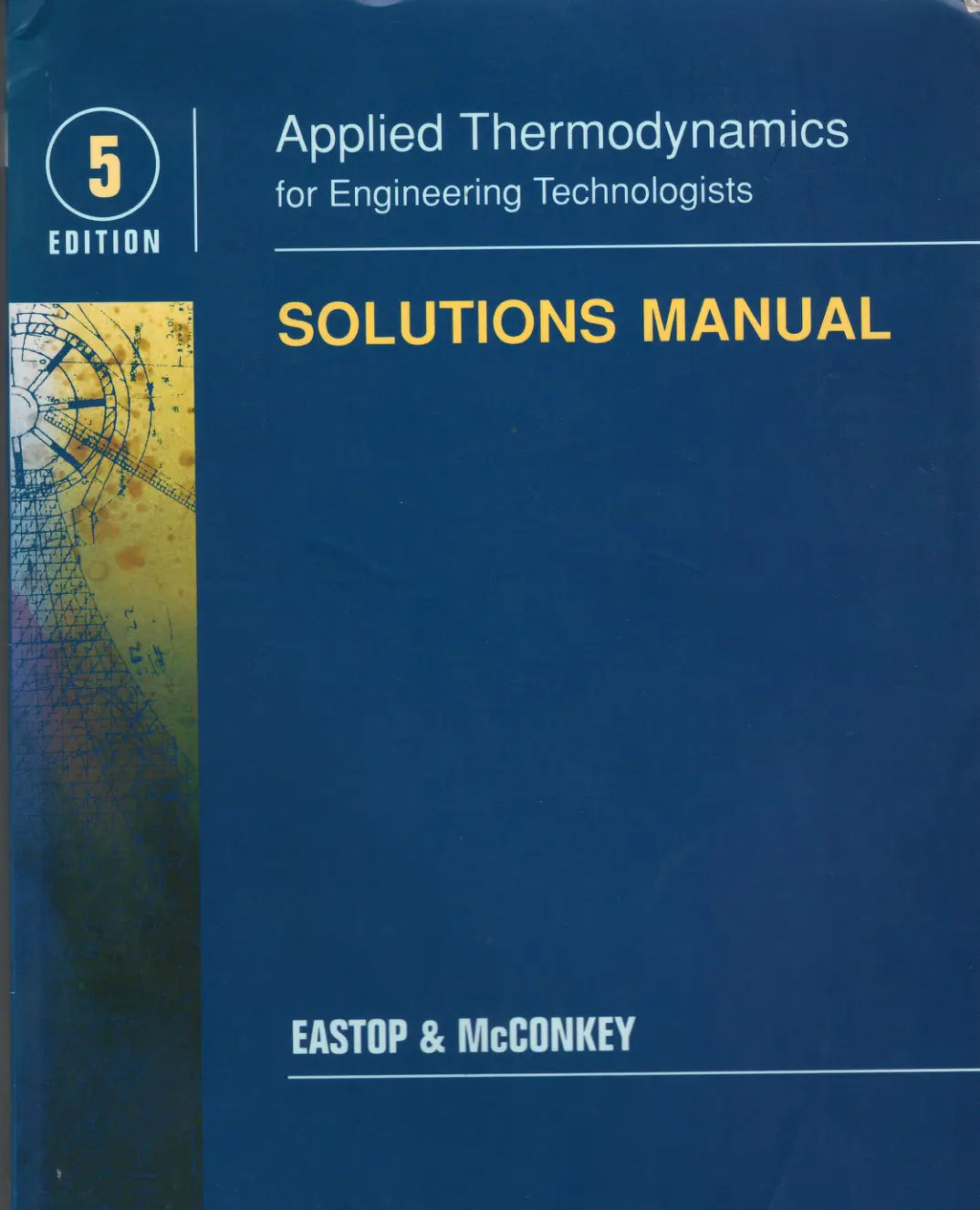 غلاف كتاب Applied Thermodynamics for Engineering Technologists