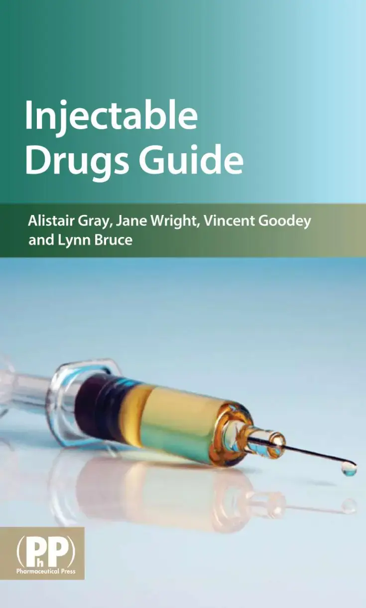 غلاف كتاب Injectable Drugs Guide