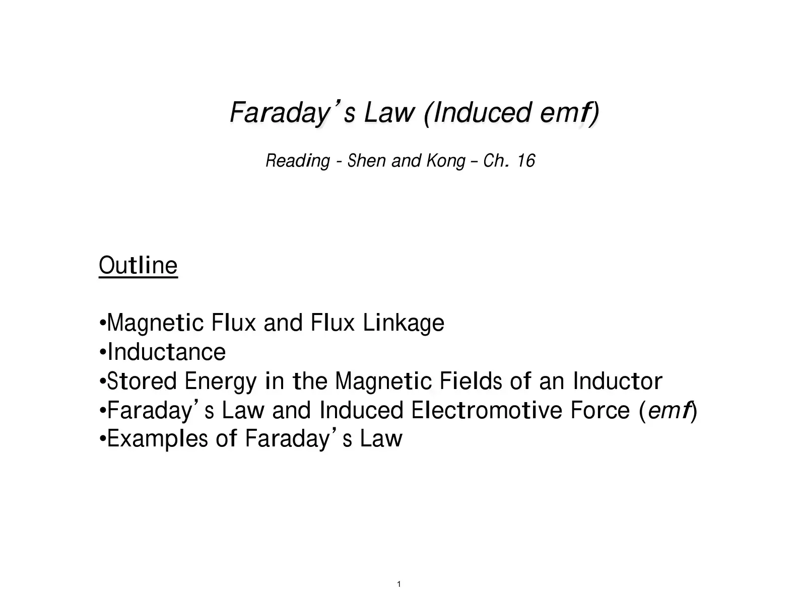 غلاف كتاب Faraday's Law (Induced emf)