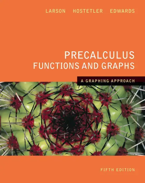 غلاف كتاب PRECALCULUS FUNCTIONS AND GRAPHS