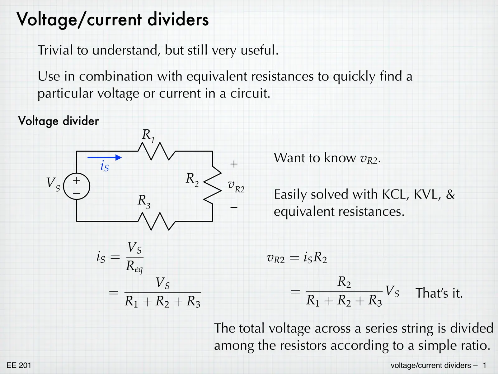 غلاف كتاب Voltage/current dividers